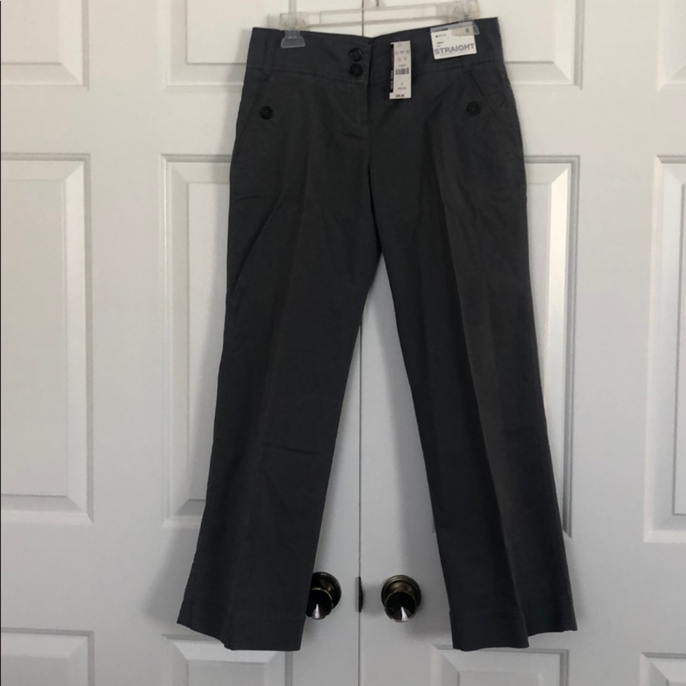 Straight grey  pants